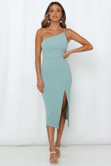 HELLO MOLLY Taking It Back Dress Sage