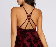 Fall For Floral Skater Dress