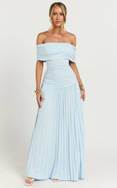 Lioness - Field of Dreams Maxi Dress in Soft Blue