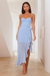 Iconic Night Out Maxi Dress Blue