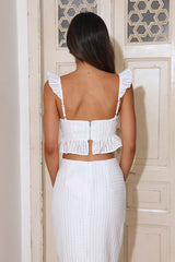 HELLO MOLLY Fanciest High Tea Top White