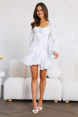 Make Me Believe Dress Blue