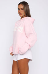 Shout It Out Oversized Hoodie Pink