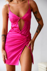 HELLO MOLLY She's That Girl Mini Skirt Pink