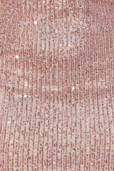 Shiniest Star Sequin Mini Dress Light Pink
