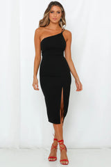 HELLO MOLLY Taking It Back Dress Black