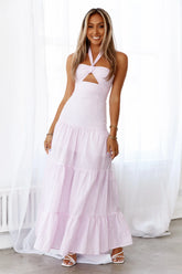 HELLO MOLLY Sexy Maiden Maxi Dress Pink