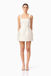 Galadirel Mini Dress in White