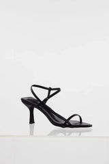 HELLO MOLLY The Date Night Heels Black Pu