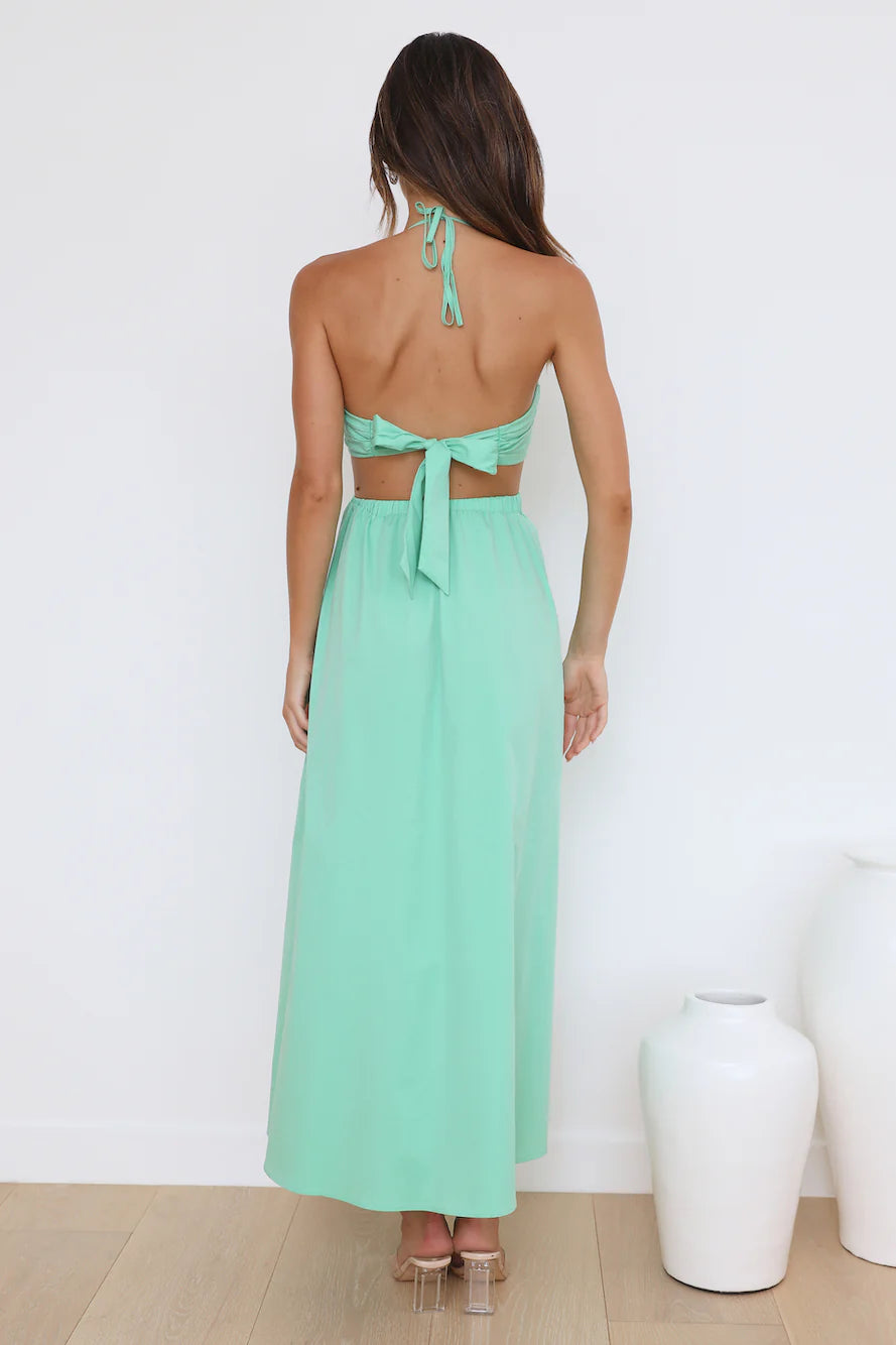 HELLO MOLLY Girls On Vacay Dress Green
