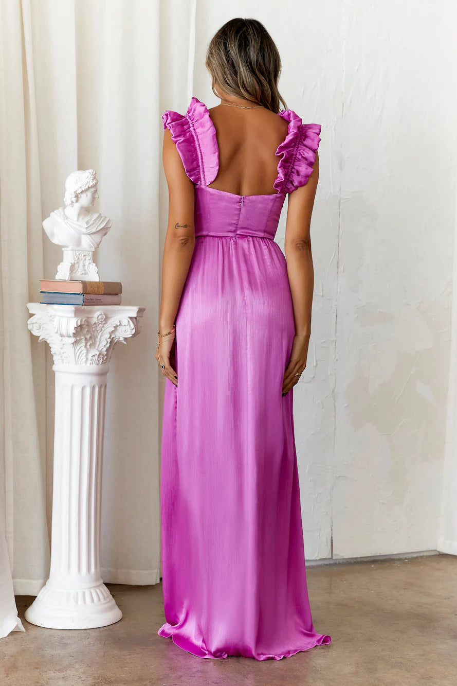 HELLO MOLLY Pretty First Impression Dress Fuschia
