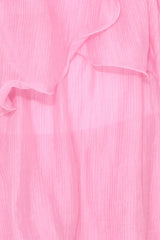 Number One Option Strapless Midi Dress Pink