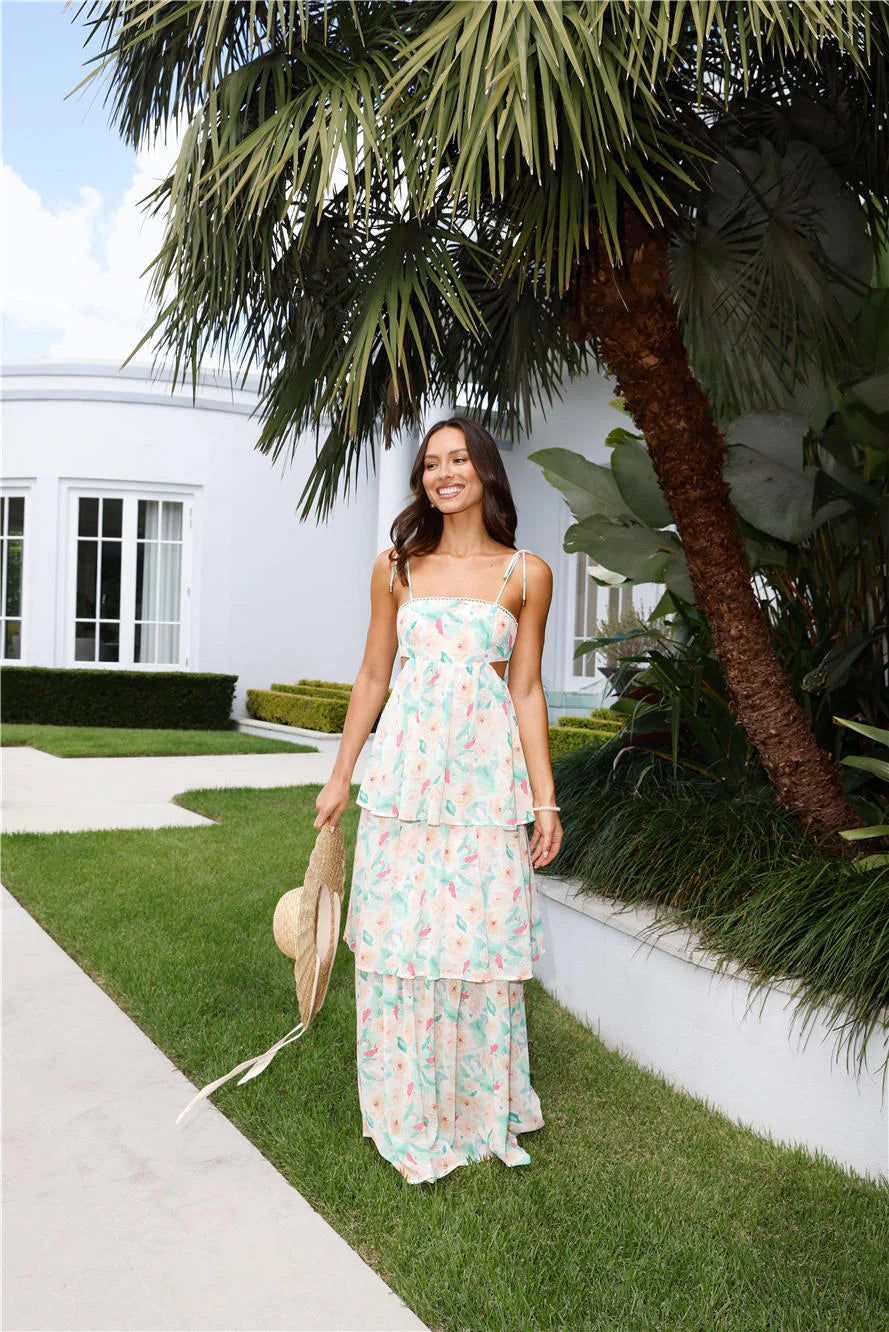 Hamilton Island Maxi Dress Green
