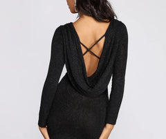 Midnight Drama Mini Dress