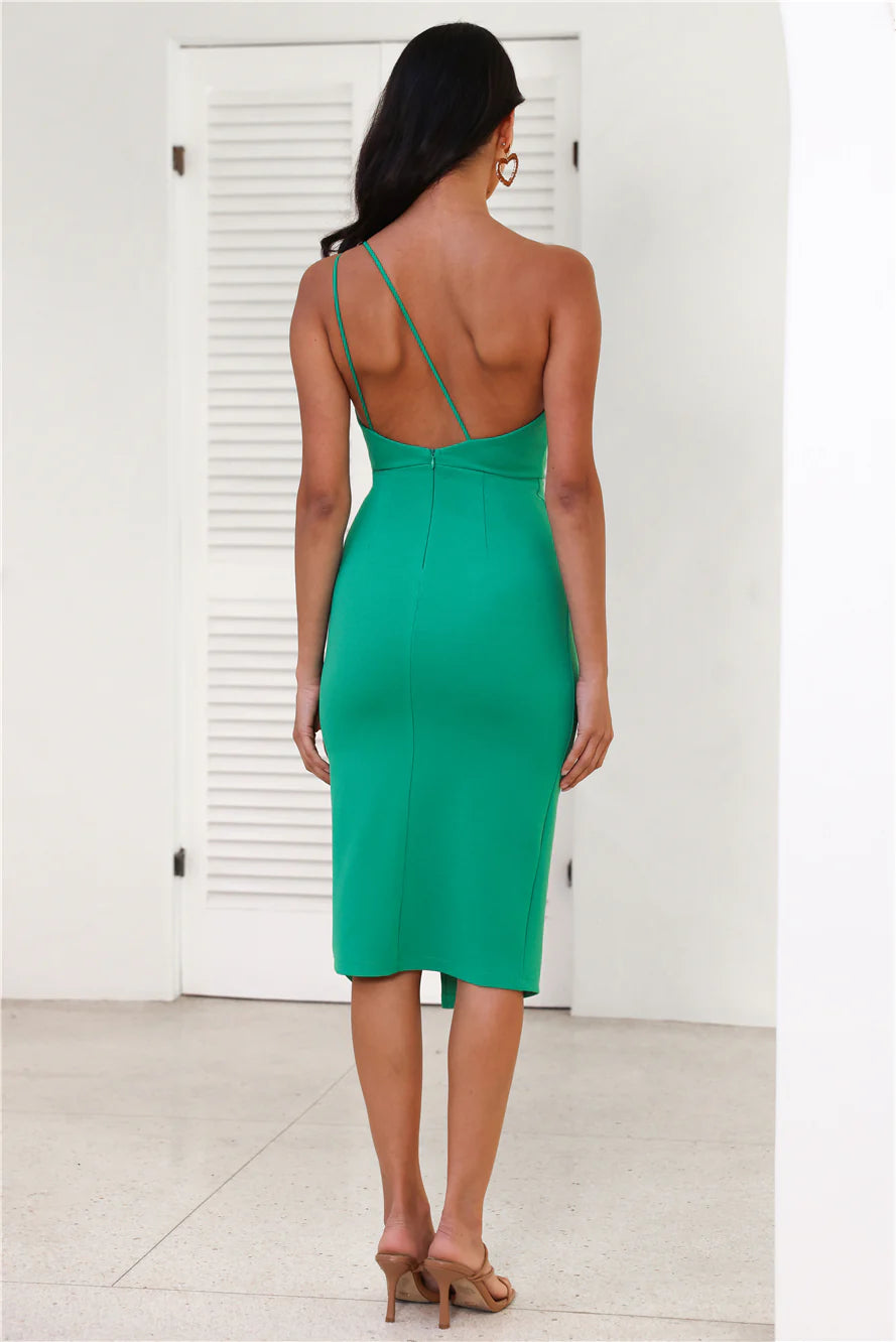 HELLO MOLLY Taking It Back Dress Green