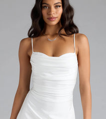 Set The Vibe Asymmetric A-Line Mini Dress