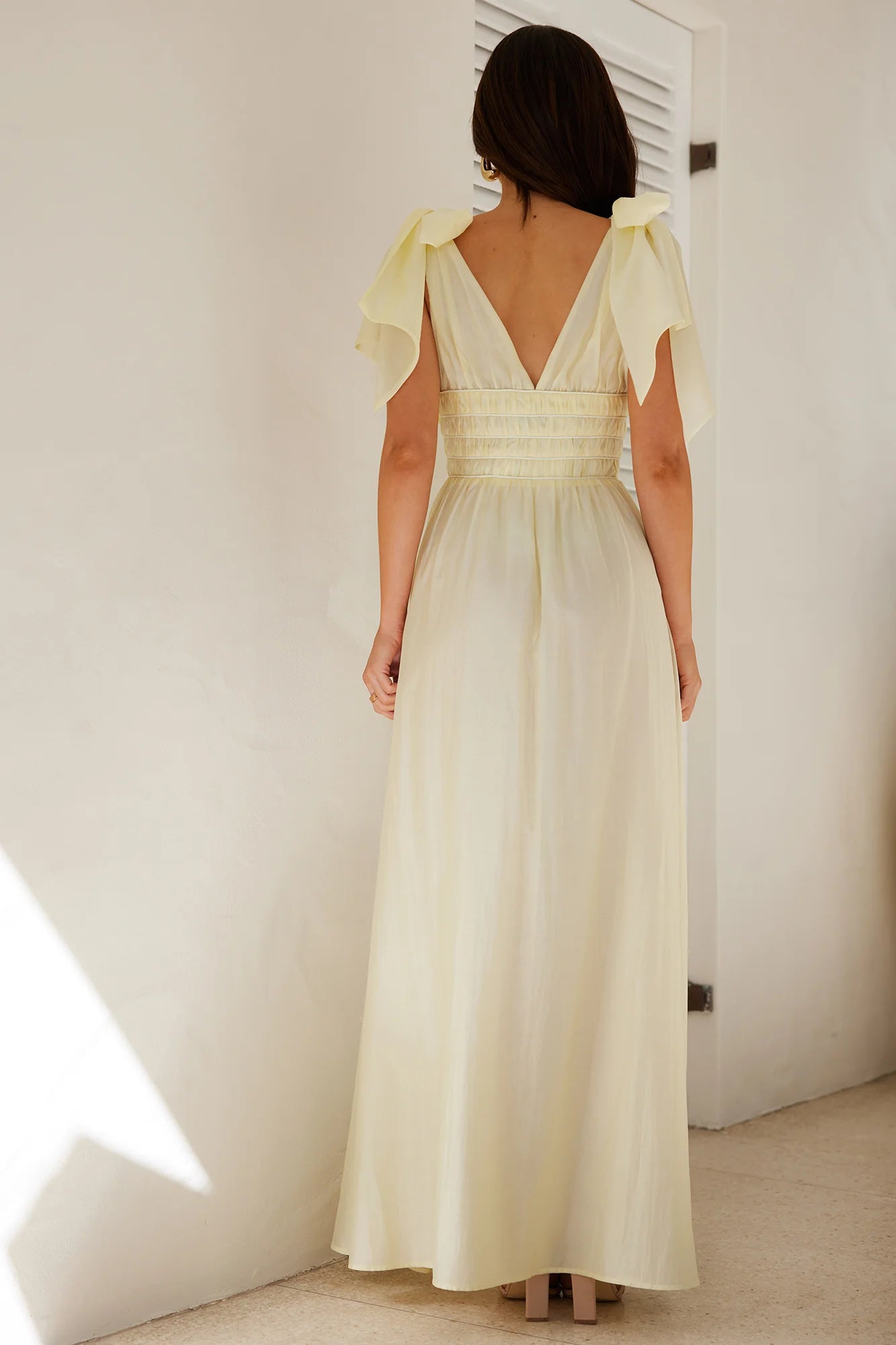 HELLO MOLLY Eyes Of A Goddess Maxi Dress Yellow