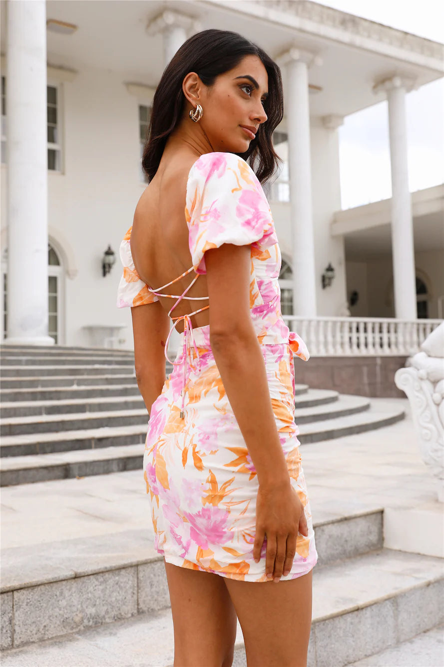 HELLO MOLLY Somewhere In The Tropics Mini Dress Floral