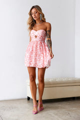HELLO MOLLY Lost In Your Heart Mini Dress Red