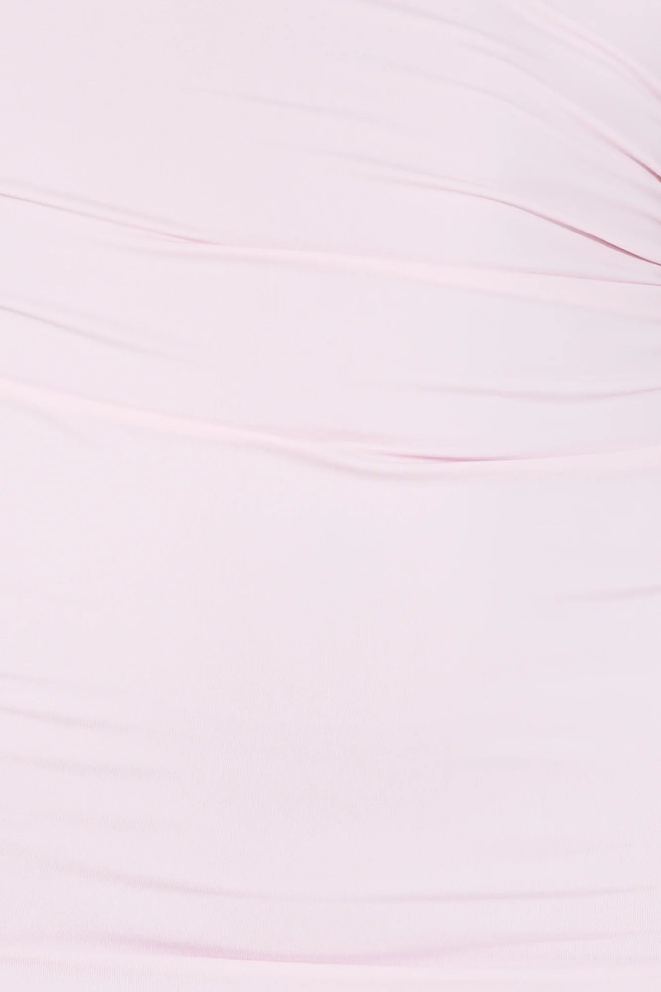 HELLO MOLLY All The Frills Strapless Midi Dress Light Pink