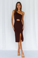 Jade Midi Dress Chocolate