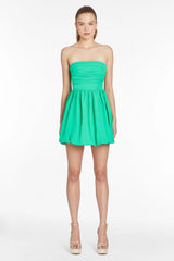 Oscar Attention Snatch Mini Dress Green
