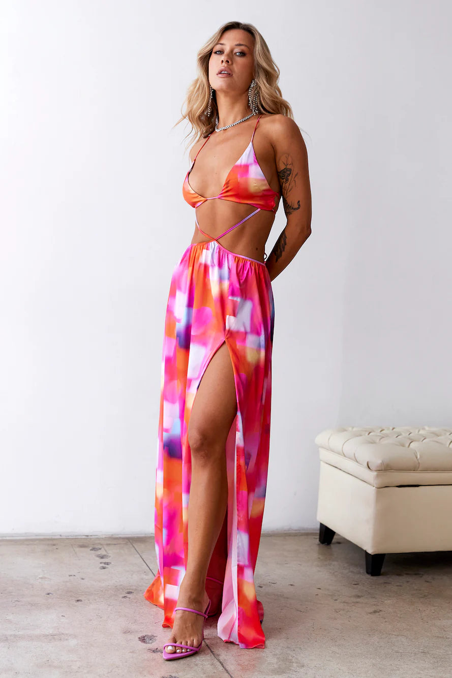 HELLO MOLLY New Sensations Maxi Dress Multi