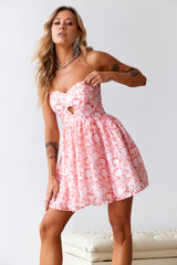 HELLO MOLLY Lost In Your Heart Mini Dress Red