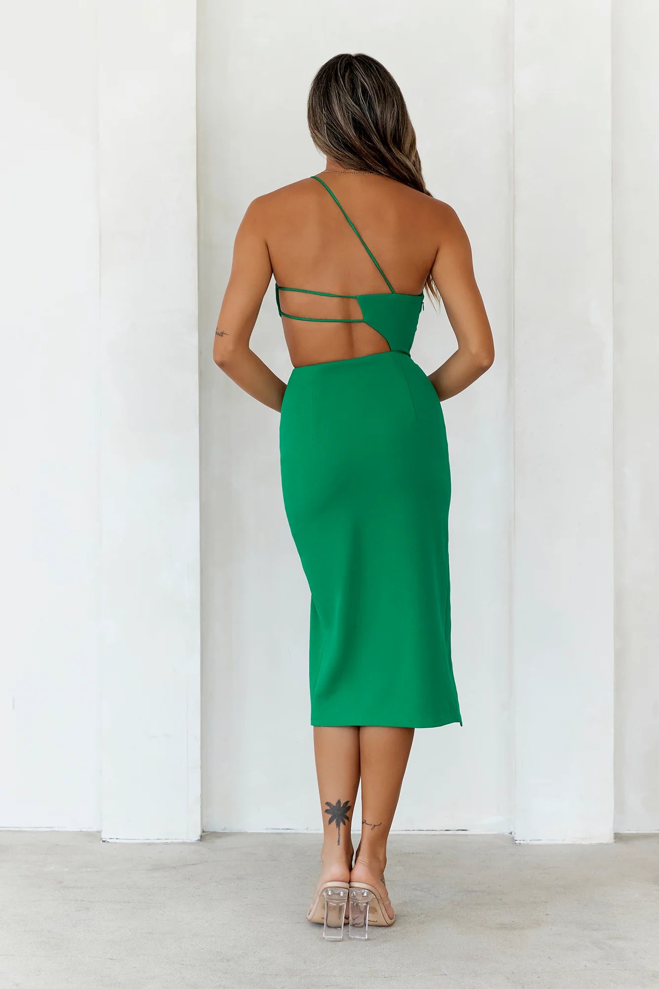 HELLO MOLLY Love In The Night Dress Green