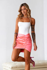 HELLO MOLLY Keep It Mini Skirt Pink