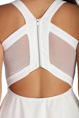 Layer It In Mesh Skater Dress