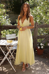 Morning Sun Maxi Dress Yellow