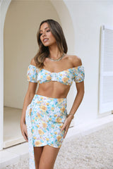 HELLO MOLLY Light Hearted Crop Top Floral
