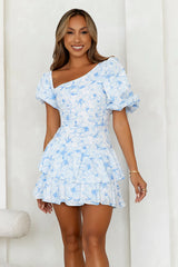 HELLO MOLLY Ladylike Etiquette Mini Dress White