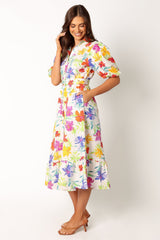 Reese Midi Dress - Zinnia Print