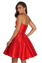 Noelle Formal Satin Party Dress