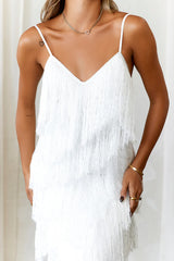 HELLO MOLLY To Be Desired Midi Dress White
