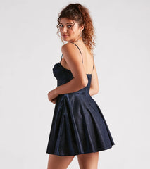 Gwen Corset A-Line Party Dress