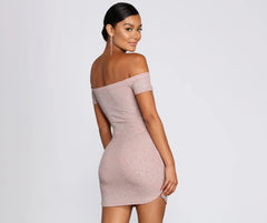 Round And Round Glitter Dress