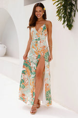 HELLO MOLLY Rainforest Glow Maxi Dress Green