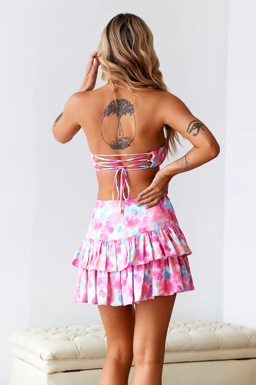 HELLO MOLLY A Kodak Moment Mini Dress Multi