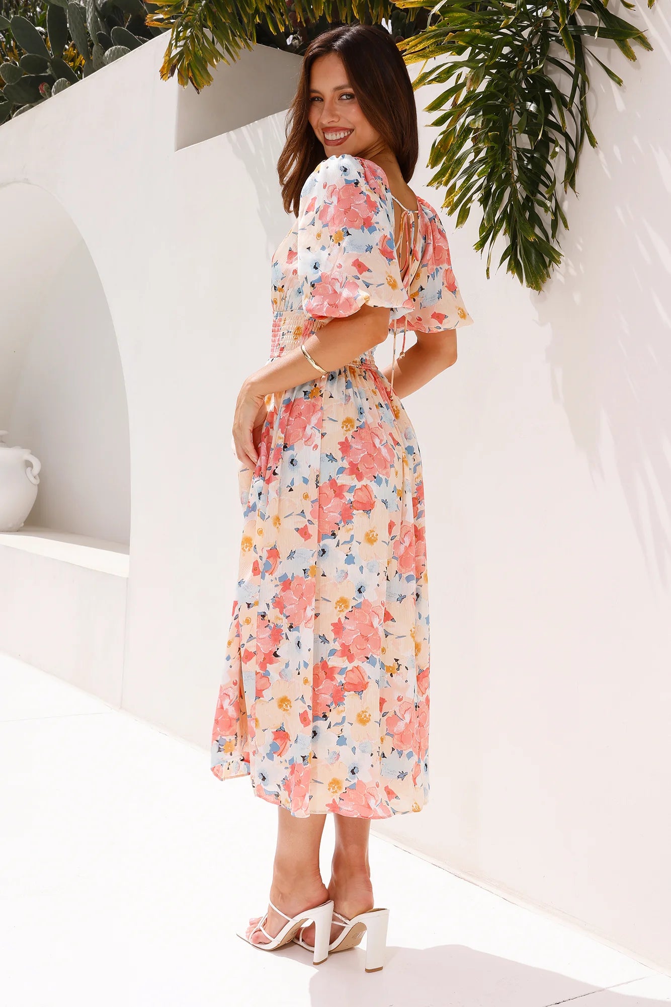 HELLO MOLLY Secret In The Forest Midi Dress Print