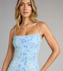 Dripping in Sparkle Sequin Beaded Mini Dress