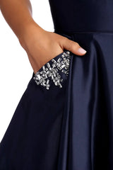 Deb Formal Rhinestone Party Dress