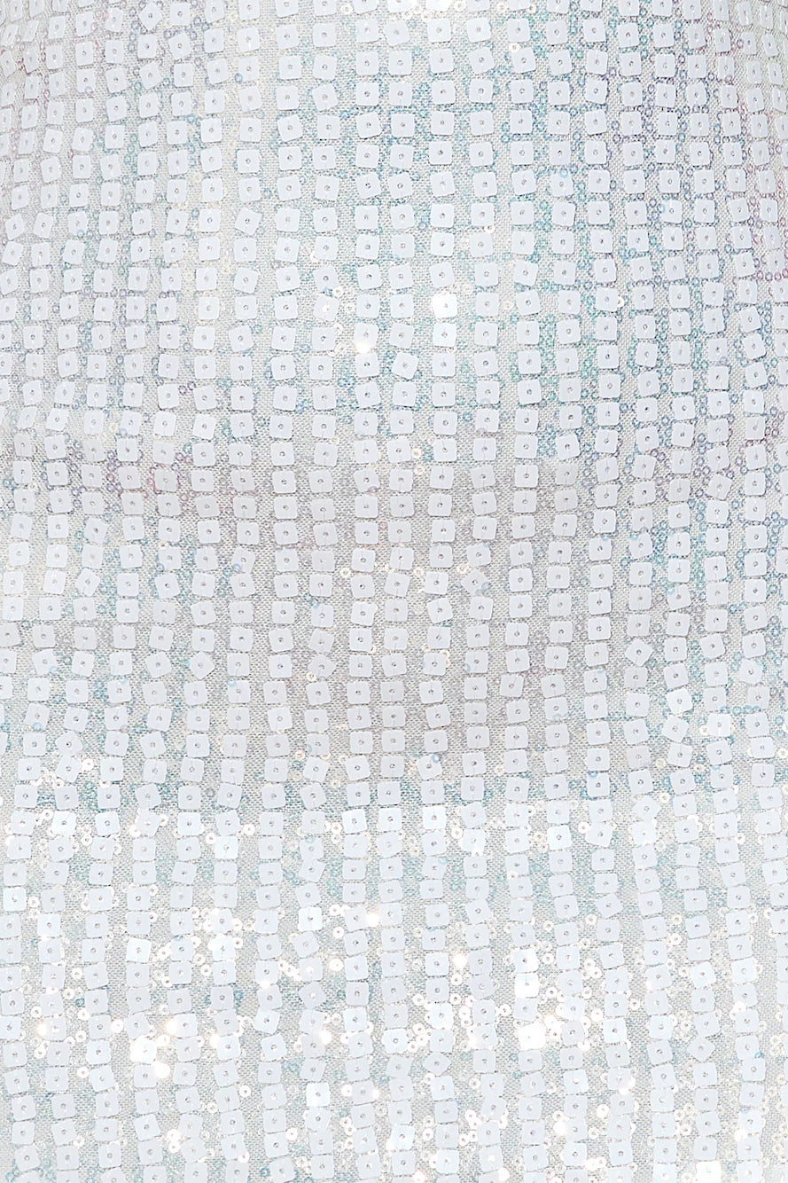 HELLO MOLLY Extra Girls Only Dress White Sequin