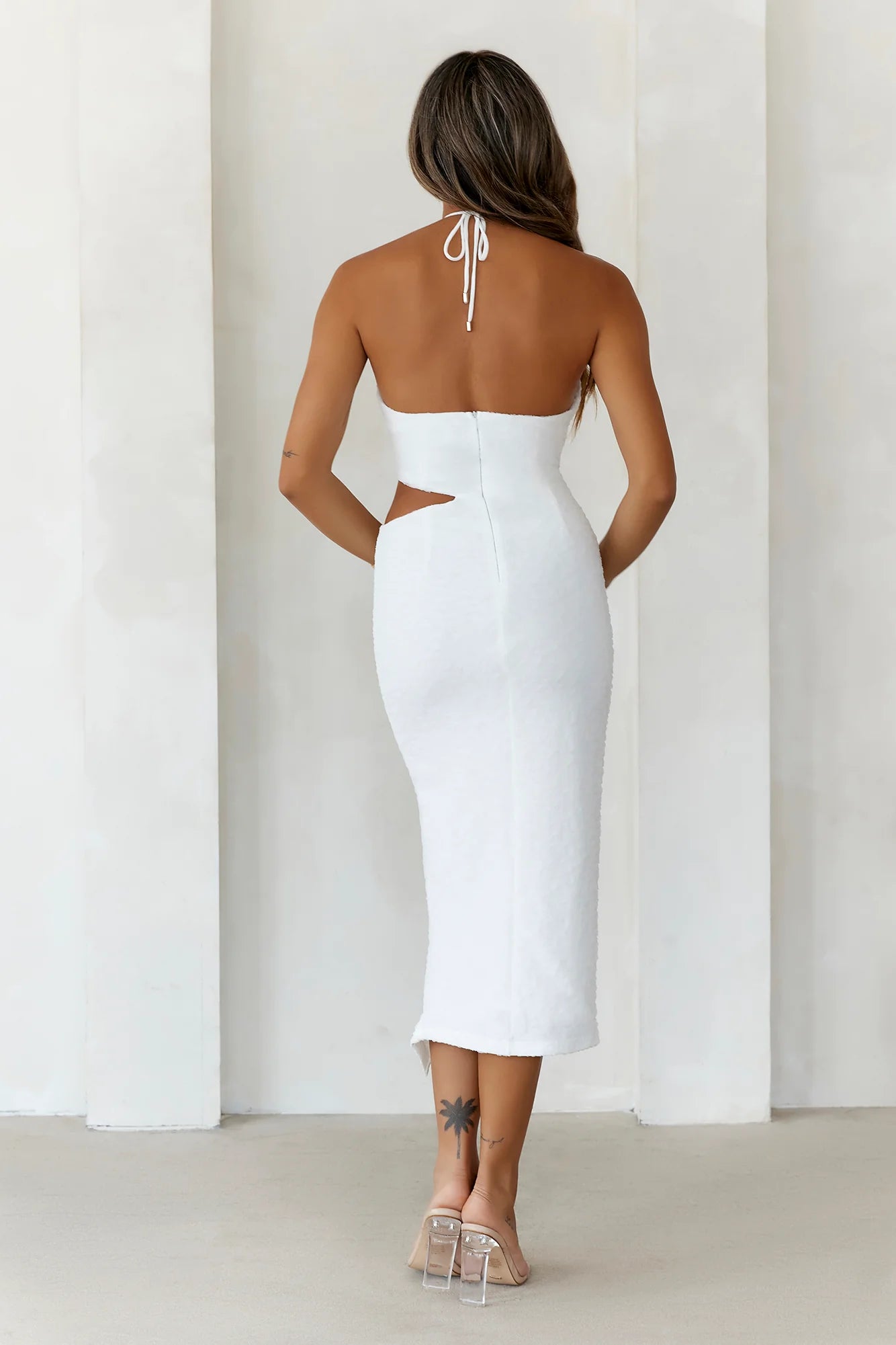 HELLO MOLLY Prettiest Moments Midi Dress White