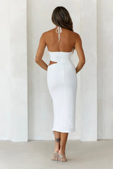 HELLO MOLLY Prettiest Moments Midi Dress White