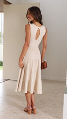 Jayde Knit Dress - Beige