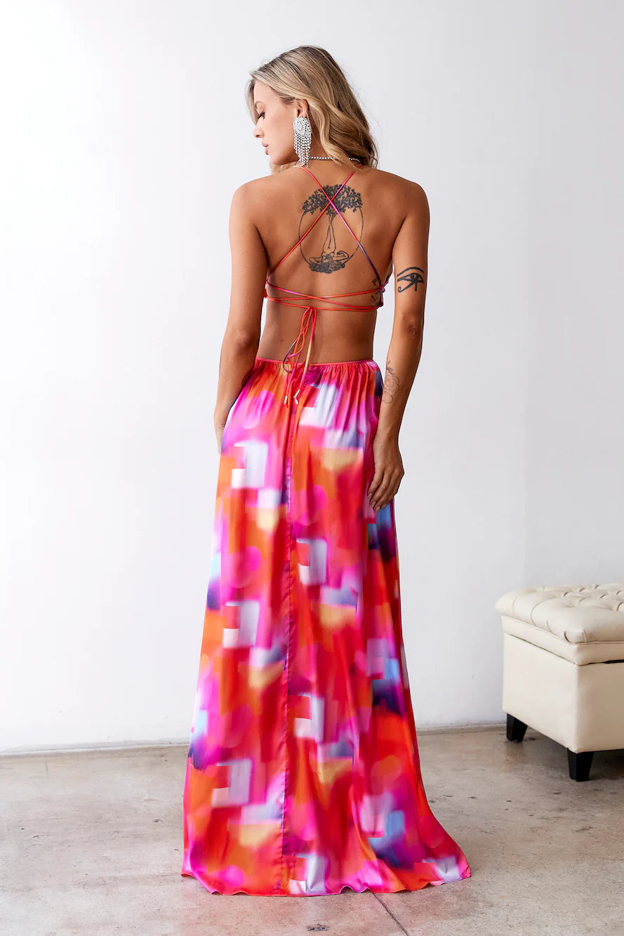 HELLO MOLLY New Sensations Maxi Dress Multi