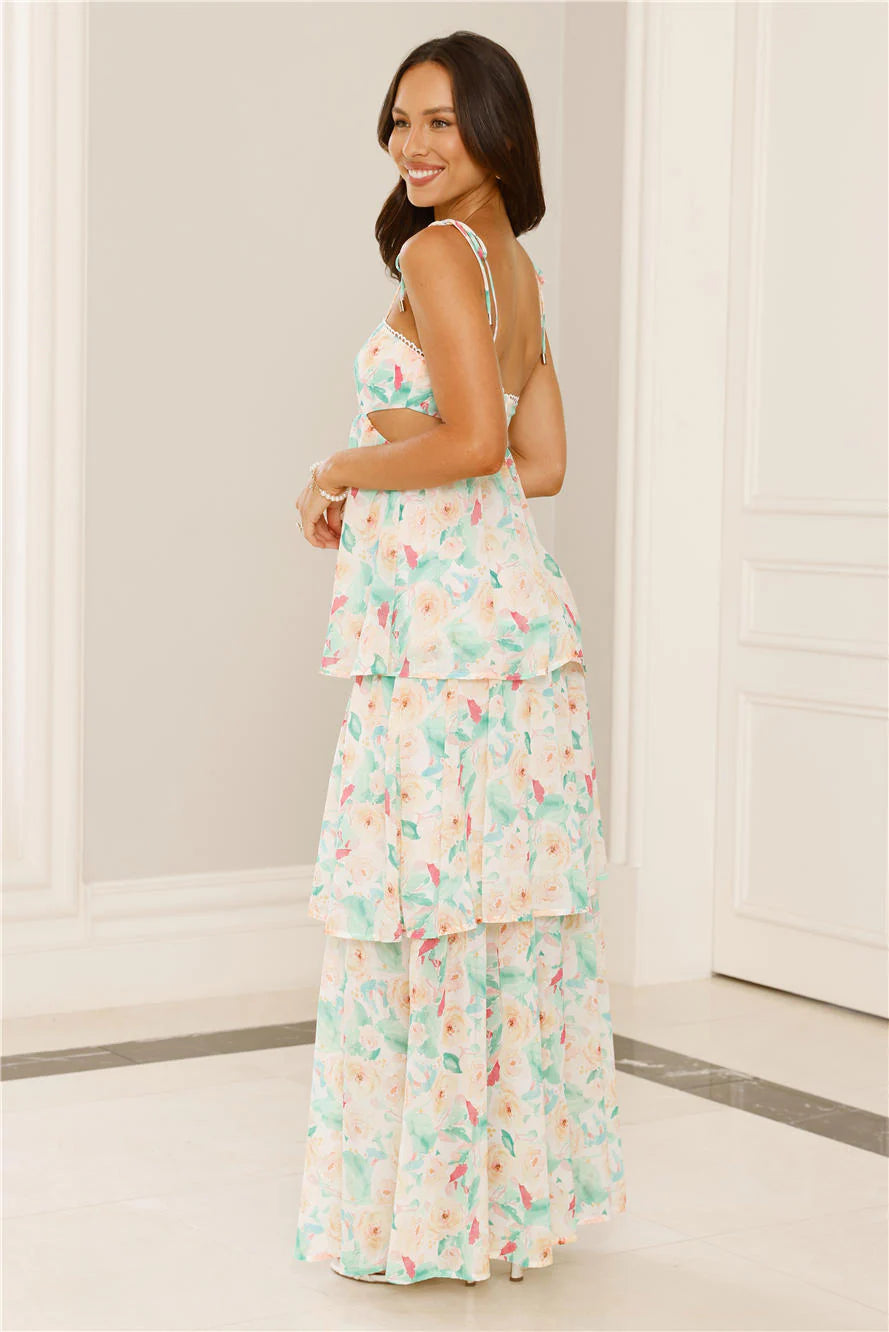 Hamilton Island Maxi Dress Green